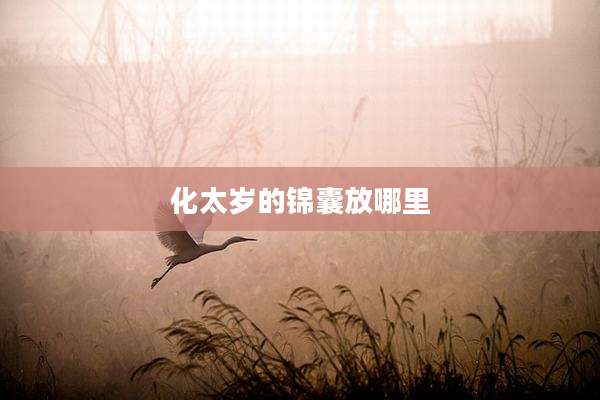 化太岁的锦囊放哪里