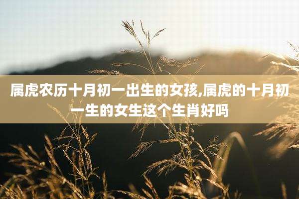 属虎农历十月初一出生的女孩,属虎的十月初一生的女生这个生肖好吗