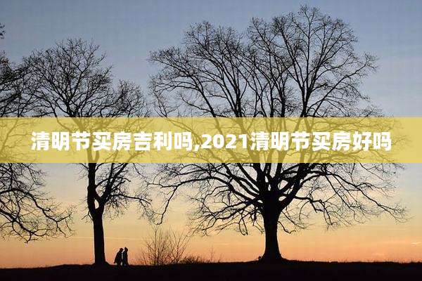 清明节买房吉利吗,2021清明节买房好吗