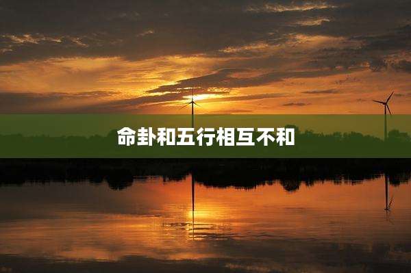 命卦和五行相互不和