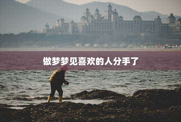 做梦梦见喜欢的人分手了