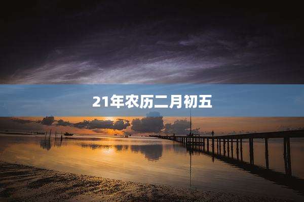 21年农历二月初五