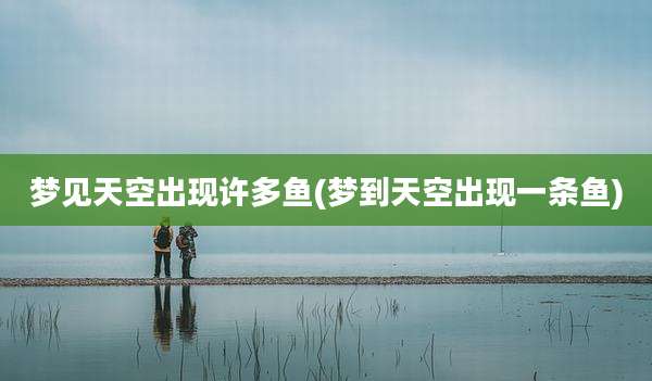 梦见天空出现许多鱼(梦到天空出现一条鱼)