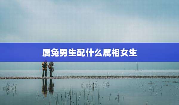 属兔男生配什么属相女生