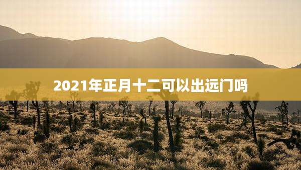 2021年正月十二可以出远门吗