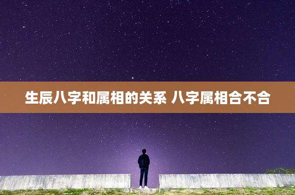 生辰八字和属相的关系 八字属相合不合