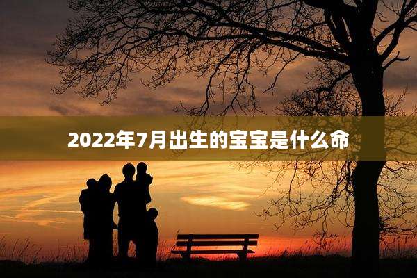 2022年7月出生的宝宝是什么命