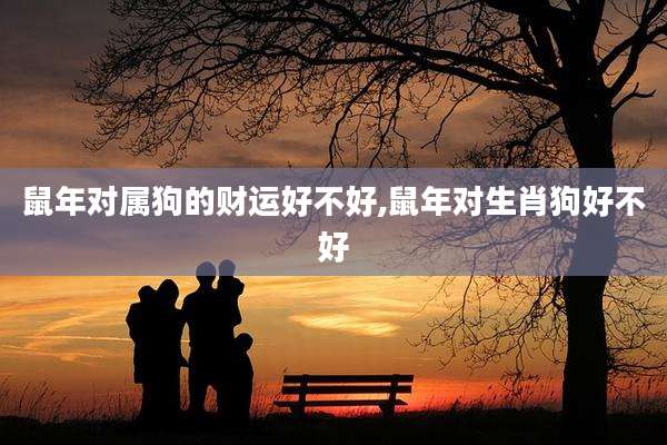 鼠年对属狗的财运好不好,鼠年对生肖狗好不好