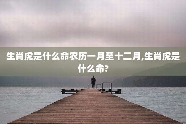 生肖虎是什么命农历一月至十二月,生肖虎是什么命?