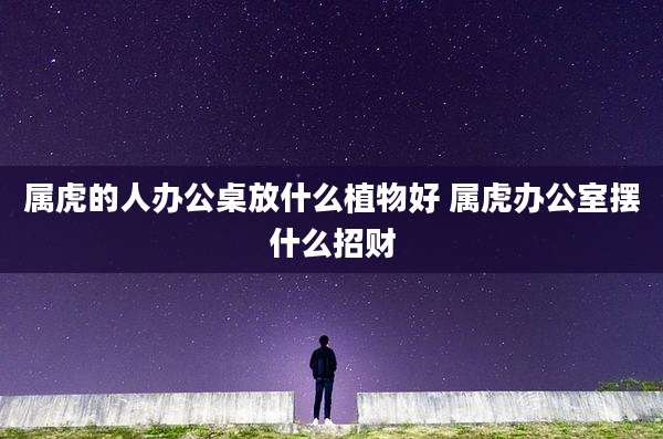 属虎的人办公桌放什么植物好 属虎办公室摆什么招财