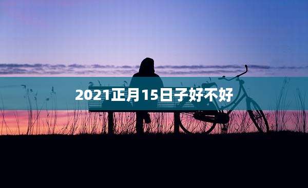 2021正月15日子好不好