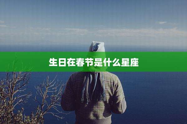 生日在春节是什么星座