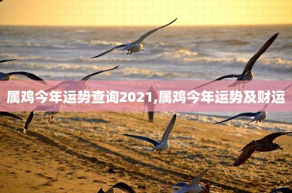 属鸡今年运势查询2021,属鸡今年运势及财运