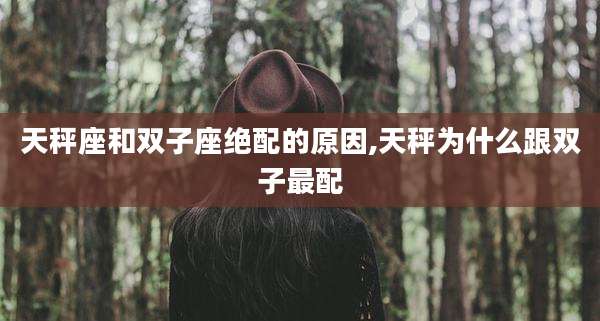 天秤座和双子座绝配的原因,天秤为什么跟双子最配