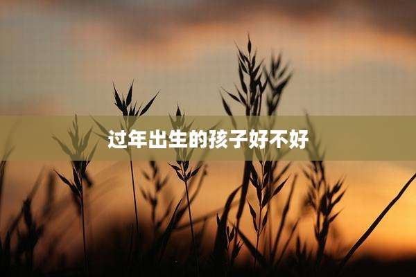 过年出生的孩子好不好