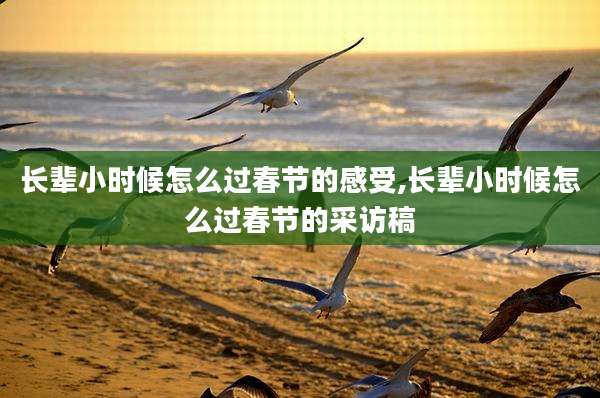长辈小时候怎么过春节的感受,长辈小时候怎么过春节的采访稿