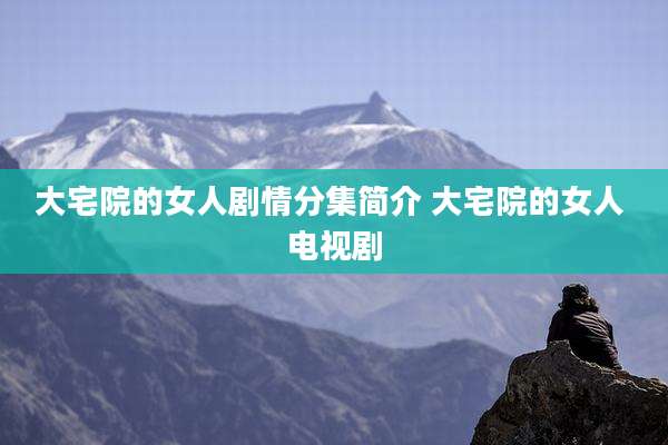 大宅院的女人剧情分集简介 大宅院的女人 电视剧