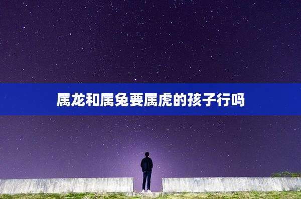 属龙和属兔要属虎的孩子行吗