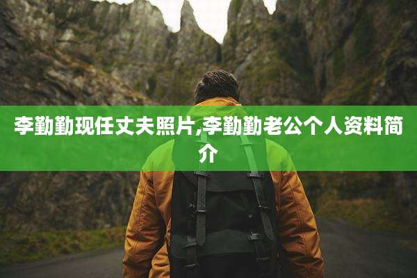 李勤勤现任丈夫照片,李勤勤老公个人资料简介