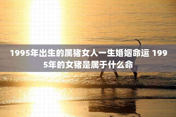 1995年出生的属猪女人一生婚姻命运 1995年的女猪是属于什么命