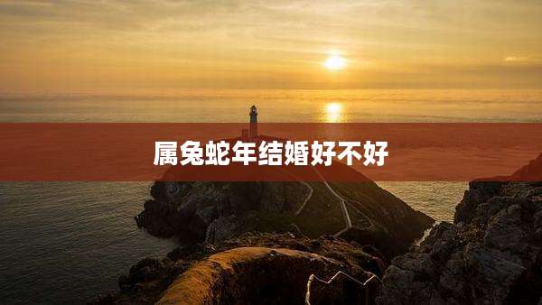 属兔蛇年结婚好不好
