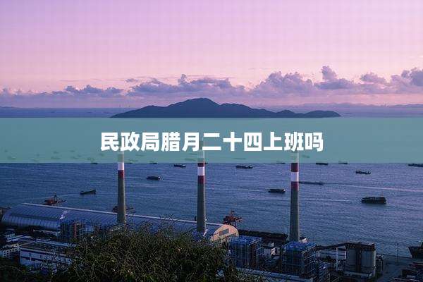 民政局腊月二十四上班吗