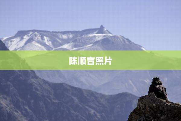陈顺吉照片