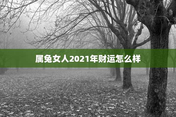属兔女人2021年财运怎么样