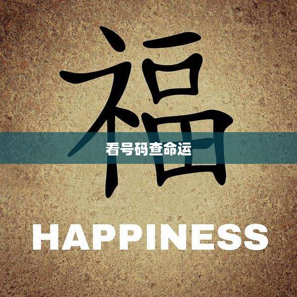 看号码查命运