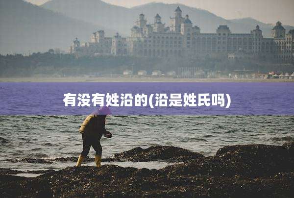 有没有姓沿的(沿是姓氏吗)