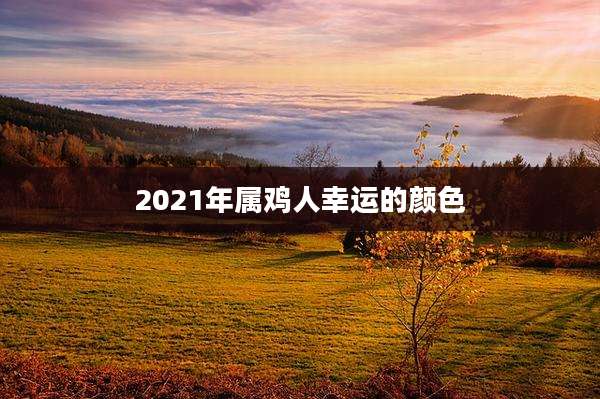2021年属鸡人幸运的颜色