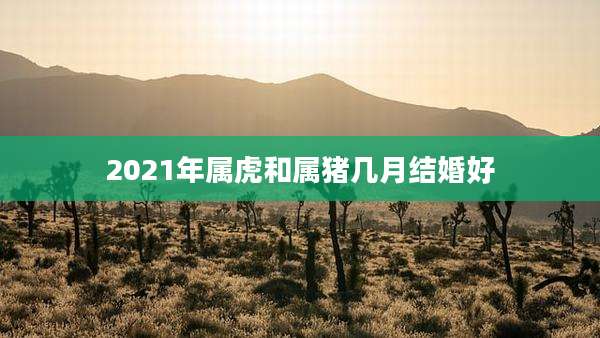 2021年属虎和属猪几月结婚好