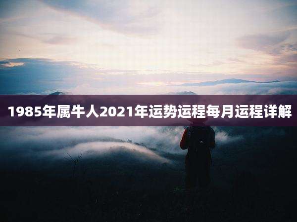 1985年属牛人2021年运势运程每月运程详解