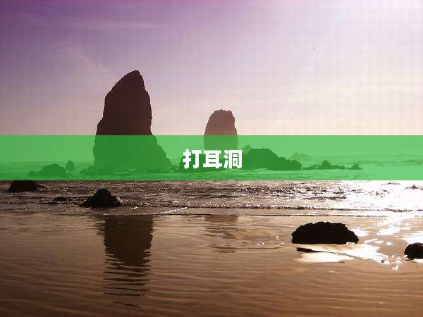 打耳洞
