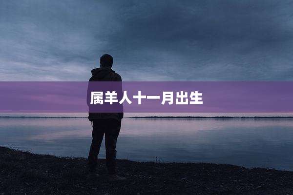 属羊人十一月出生