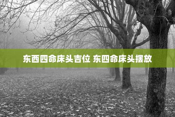 东西四命床头吉位 东四命床头摆放