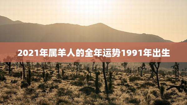 2021年属羊人的全年运势1991年出生