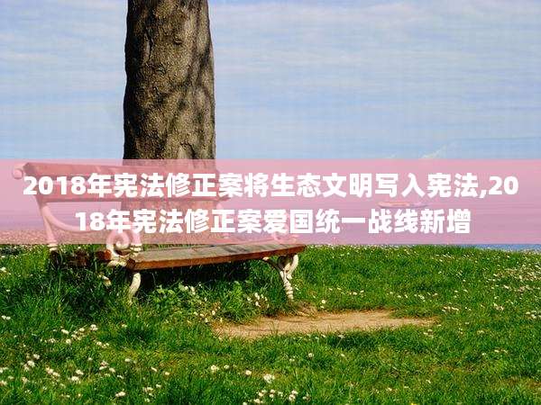 2018年宪法修正案将生态文明写入宪法,2018年宪法修正案爱国统一战线新增