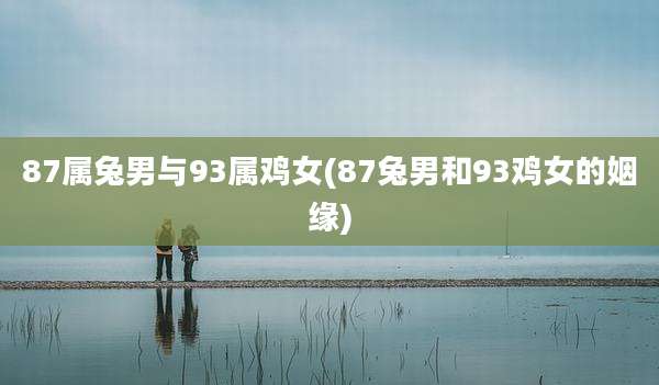 87属兔男与93属鸡女(87兔男和93鸡女的姻缘)