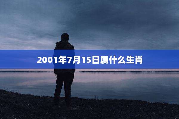 2001年7月15日属什么生肖