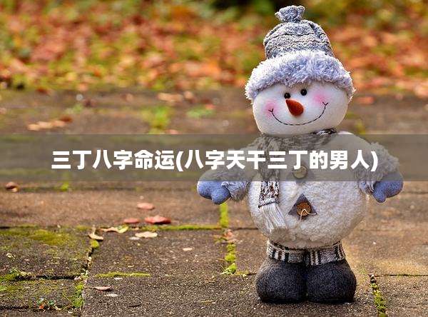 三丁八字命运(八字天干三丁的男人)