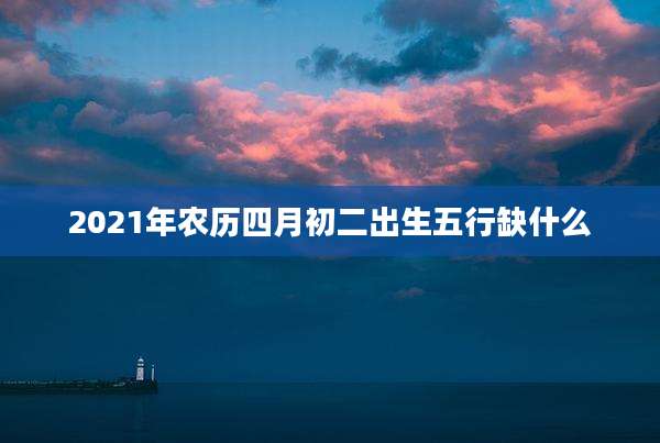 2021年农历四月初二出生五行缺什么