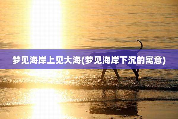 梦见海岸上见大海(梦见海岸下沉的寓意)