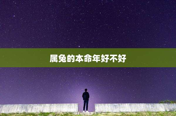 属兔的本命年好不好