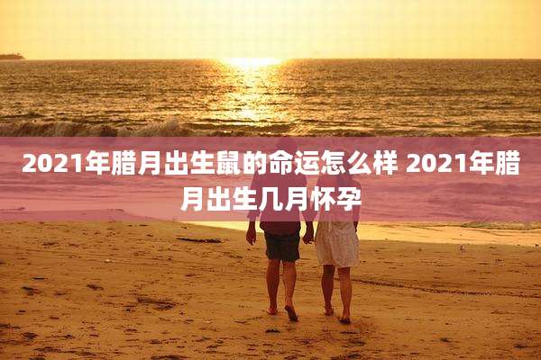 2021年腊月出生鼠的命运怎么样 2021年腊月出生几月怀孕