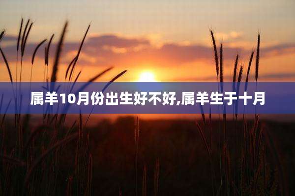 属羊10月份出生好不好,属羊生于十月