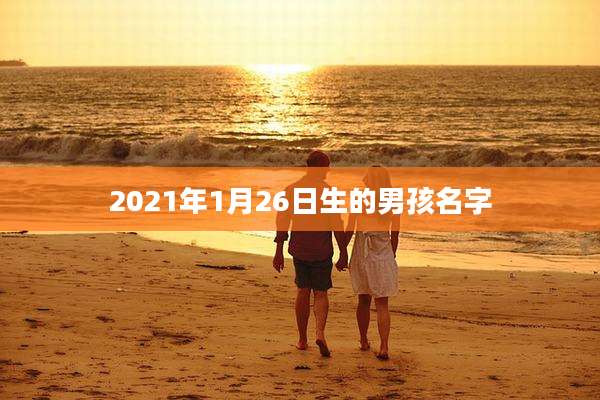 2021年1月26日生的男孩名字