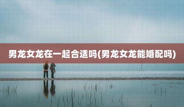 男龙女龙在一起合适吗(男龙女龙能婚配吗)