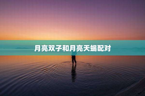 月亮双子和月亮天蝎配对
