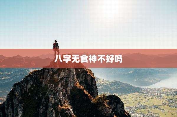 八字无食神不好吗
